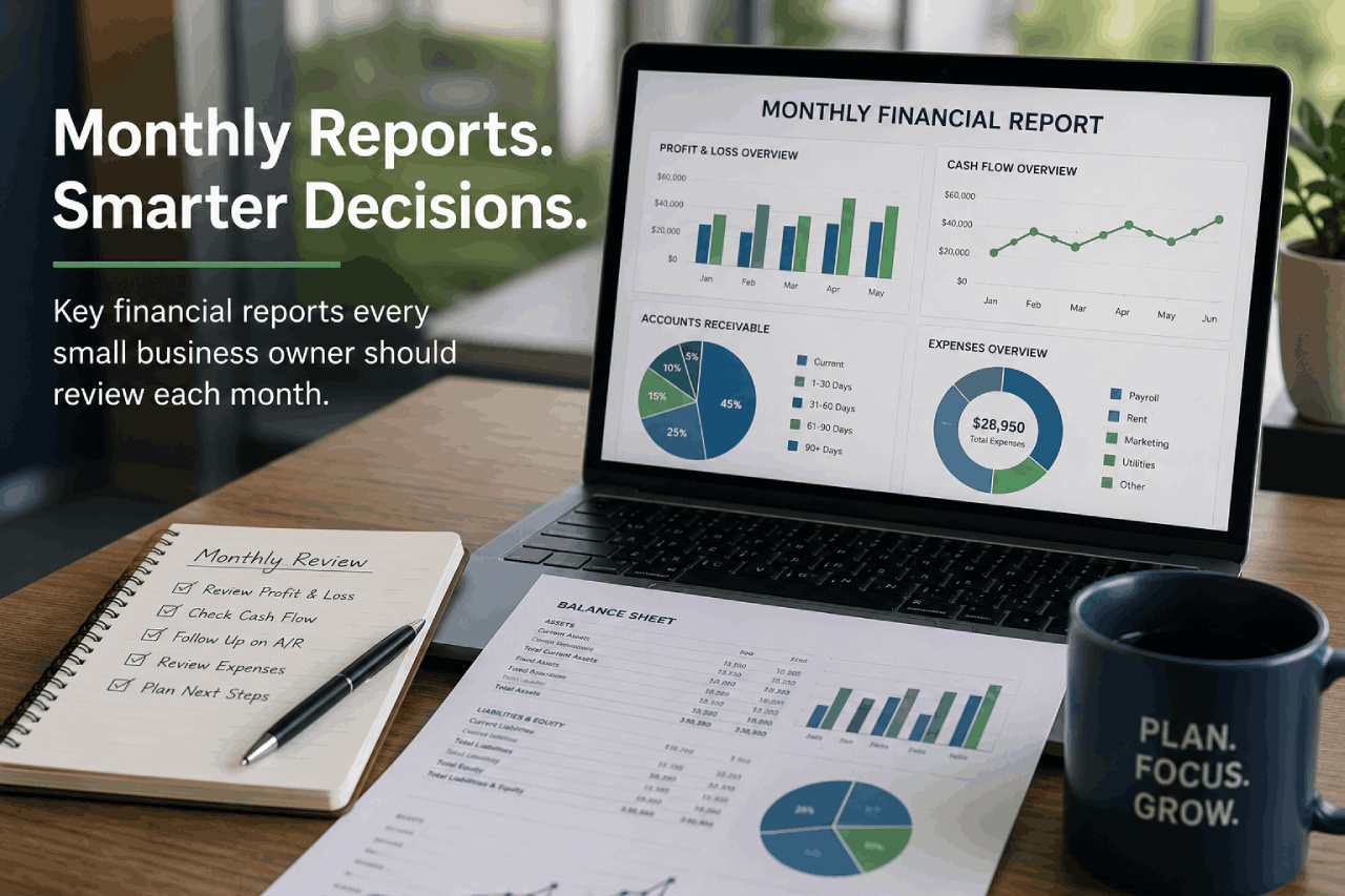 Monthly Reports for Small Businesses